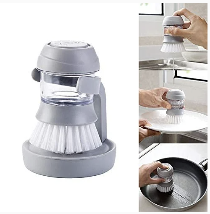 kitchen soap dispenser brush