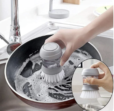 kitchen soap dispenser brush