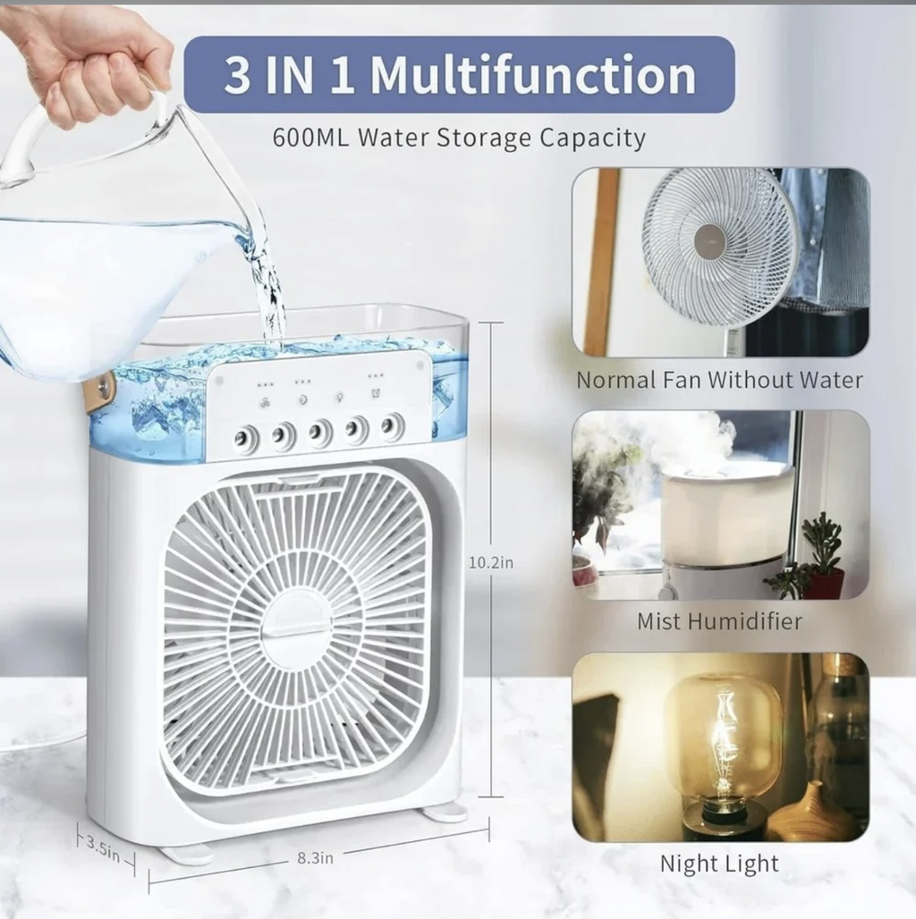 Plastic mini air cooler Fan