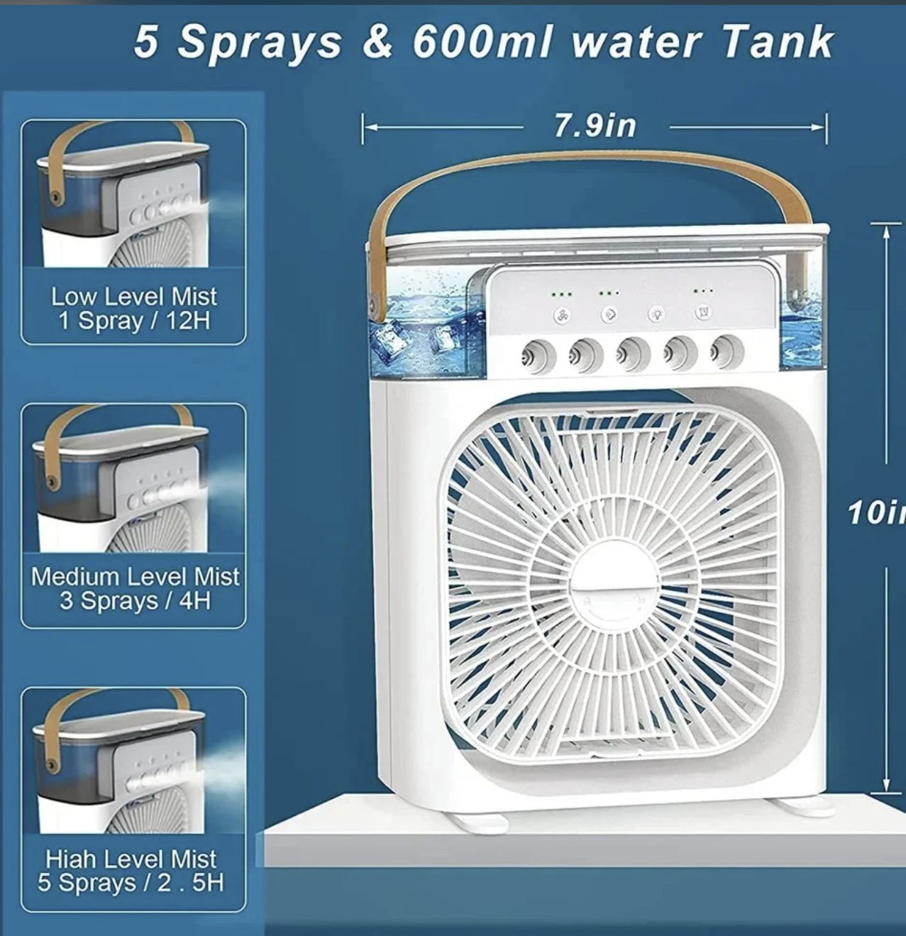 Plastic mini air cooler Fan