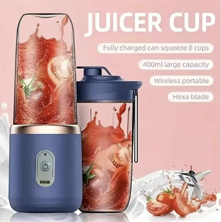 Portable blender juicer